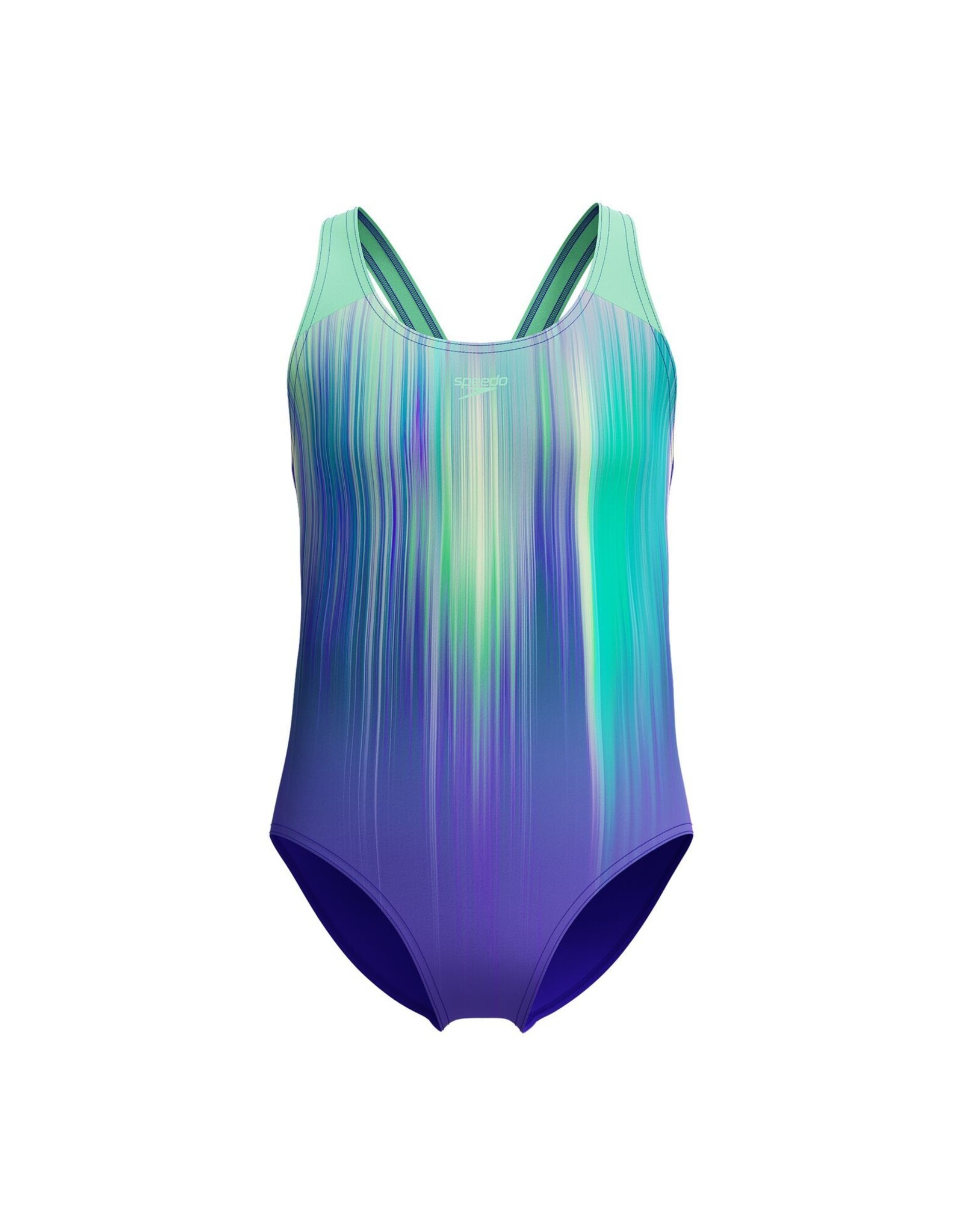 Speedo ECO+ DIG PLACEM SPLASHB PUR/GRN