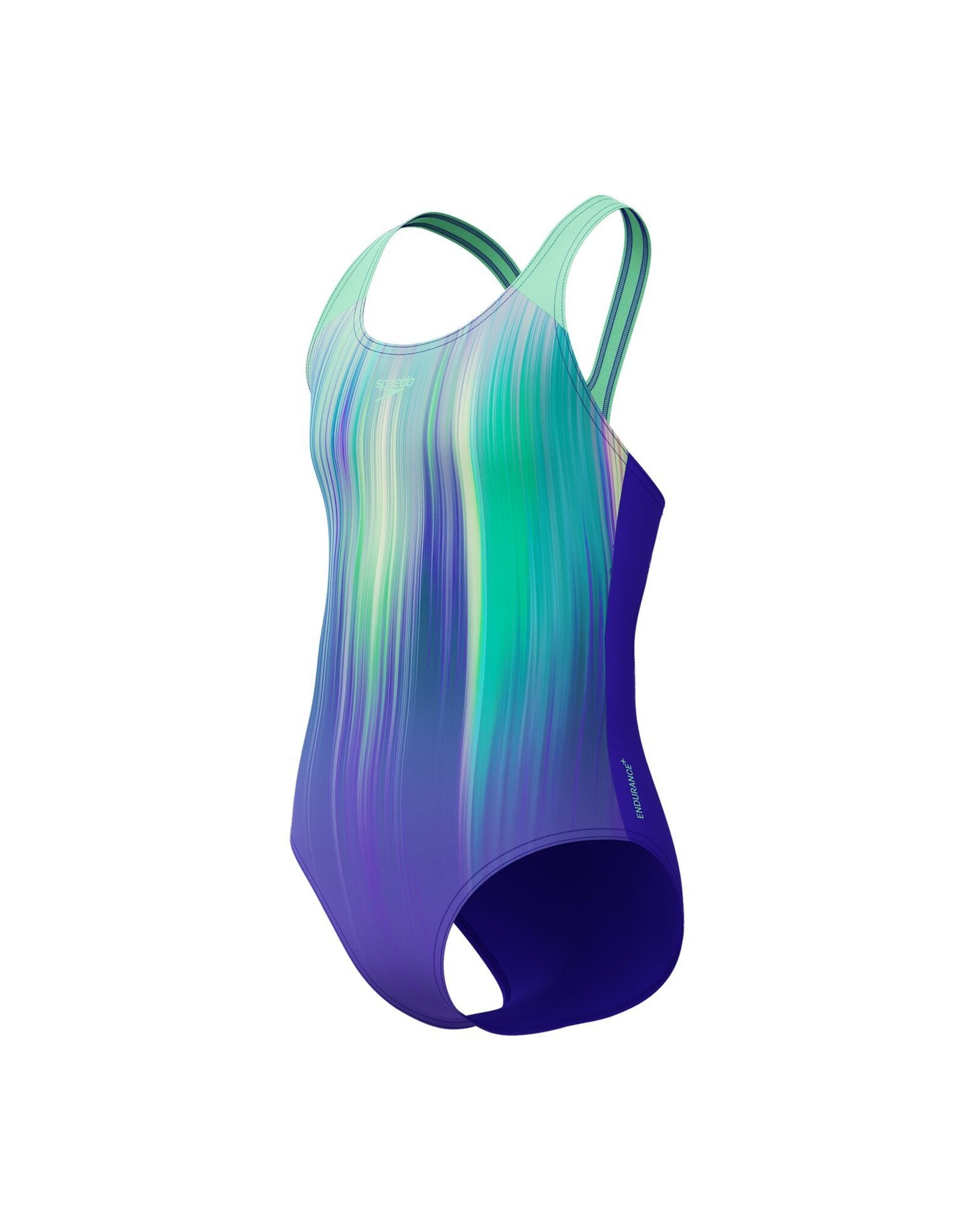 Speedo ECO+ DIG PLACEM SPLASHB PUR/GRN