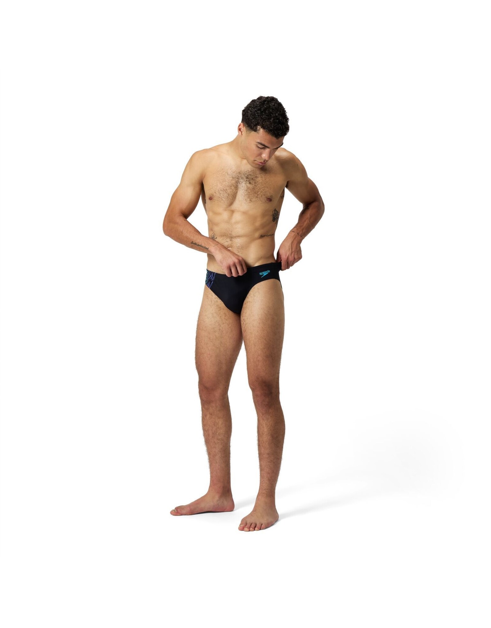 Speedo ECO+ TECH PANEL 7CM BLA/BLU