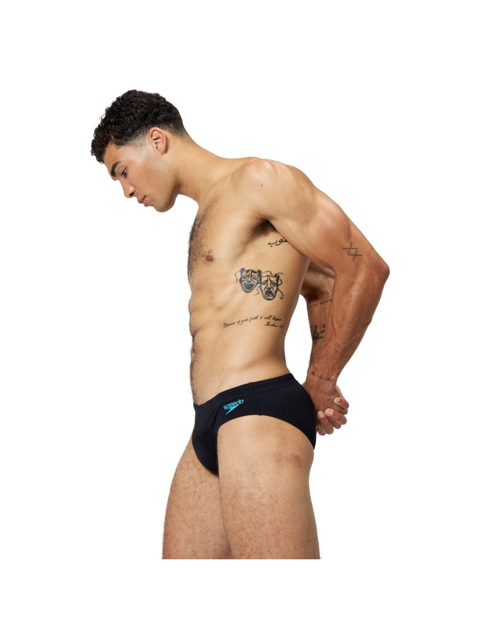 Speedo ECO+ TECH PANEL 7CM BLA/BLU