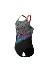 Speedo ECO+ PRINT PLACEM POWERB BLA/RED