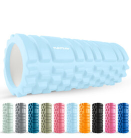 Tunturi Tunturi Yoga Grid Foam Roller, 33cm, Light Blue