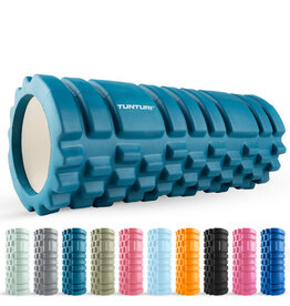 Tunturi Tunturi Yoga Grid Foam Roller, 33cm, Petrol Blue