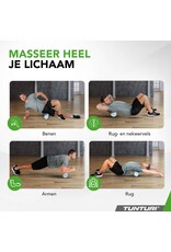 Tunturi Tunturi Yoga Grid Foam Roller, 33cm, Petrol Blue