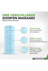 Tunturi Tunturi Yoga Grid Foam Roller, 33cm, Petrol Blue