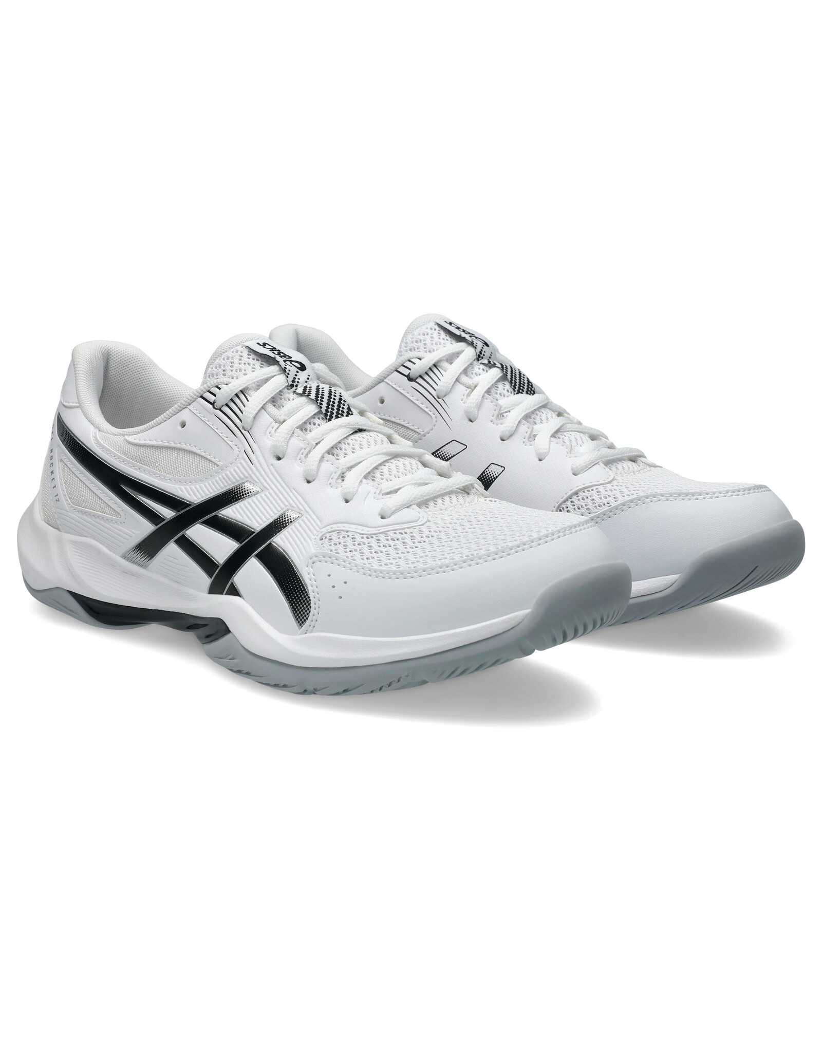 Asics GEL-ROCKET 12-Heren-WHITE/BLACK
