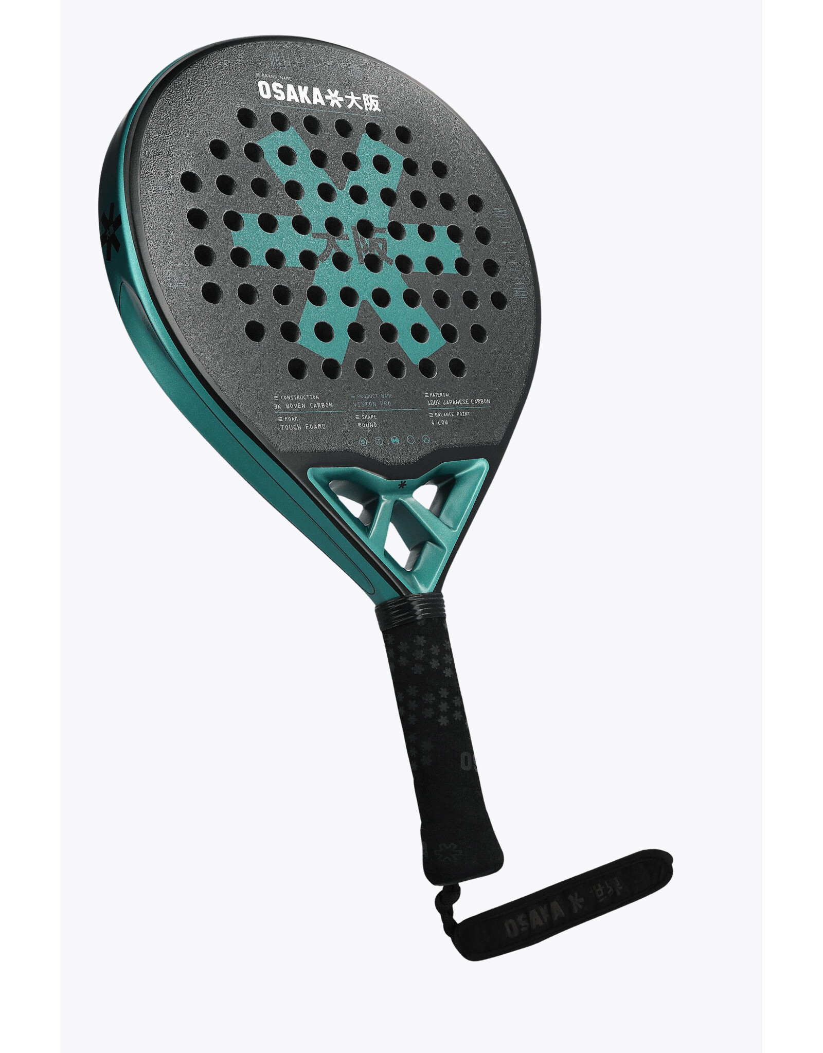Osaka VISION PRO PADEL RACKET - CONTROL-TRANSFORMATIVE TEAL