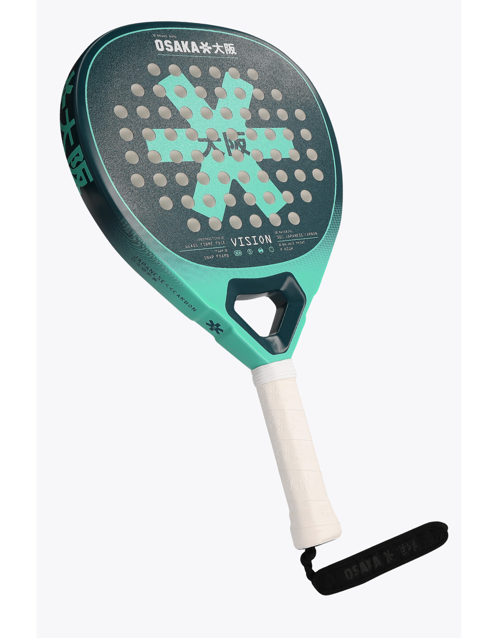 Osaka VISION PADEL RACKET - POWER-TRANSFORMATIVE TEAL