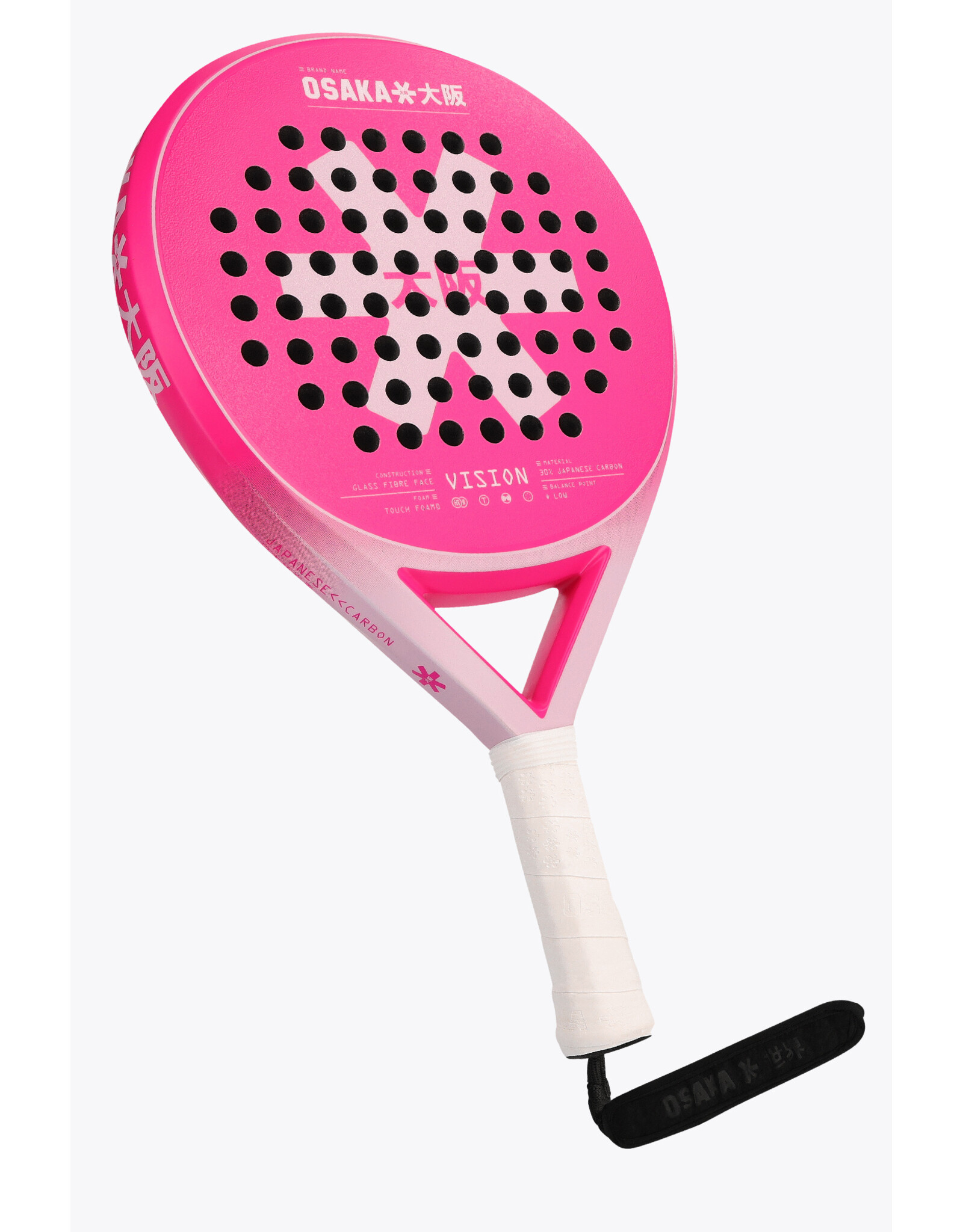 Osaka VISION PADEL RACKET - CONTROL-ELECTRIC FUCHSIA