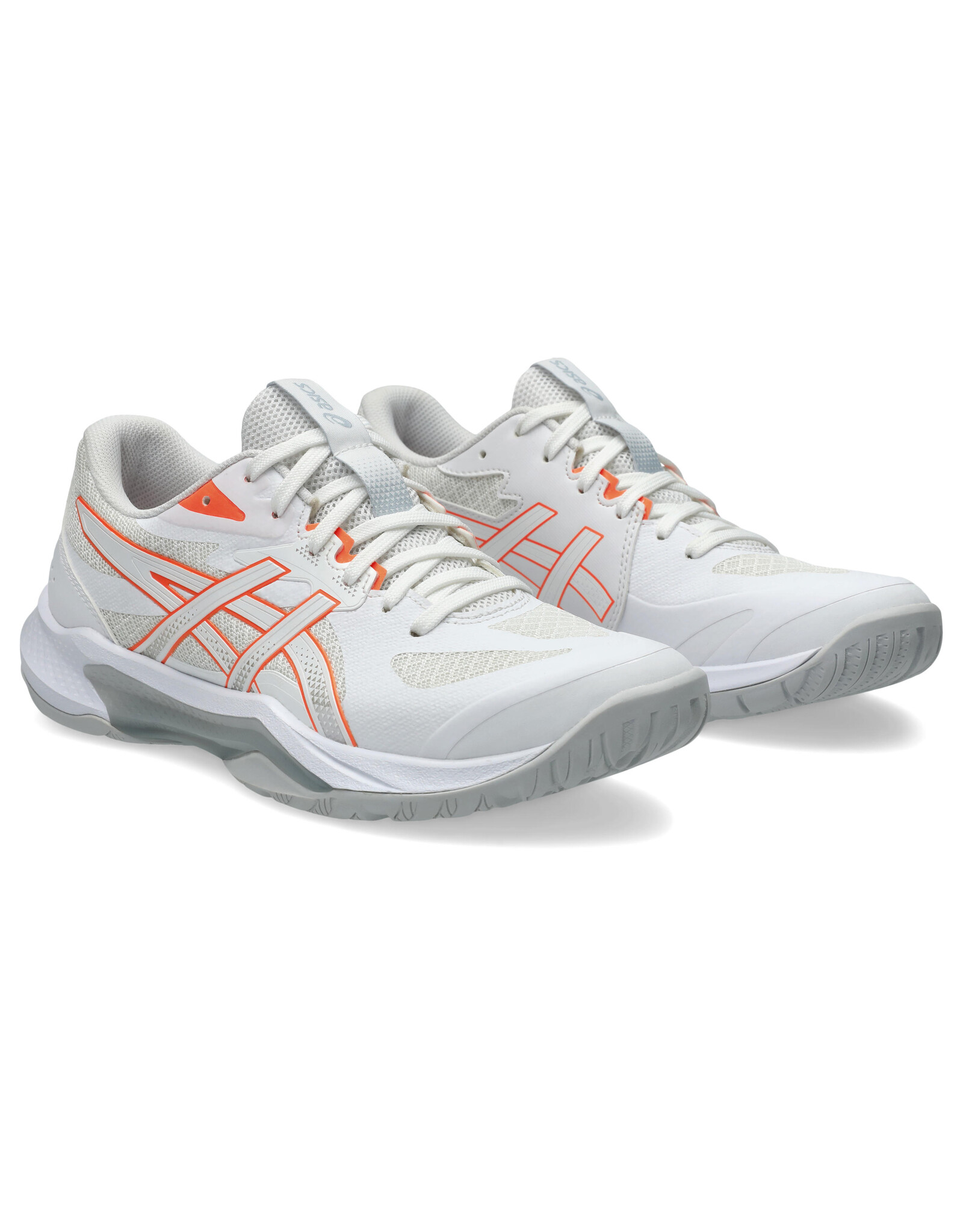 Asics GEL-TACTIC 13-Dames-WHITE/VIVID CORAL
