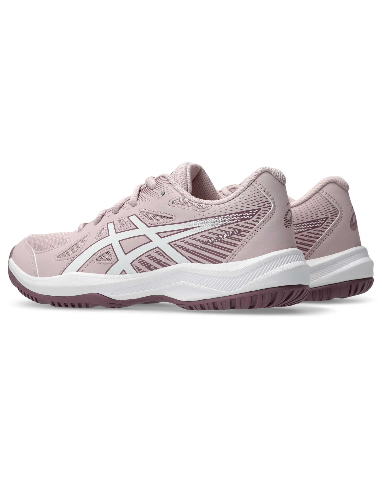 Asics UPCOURT 6 GS-Kinderen-WATERSHED ROSE/WHITE