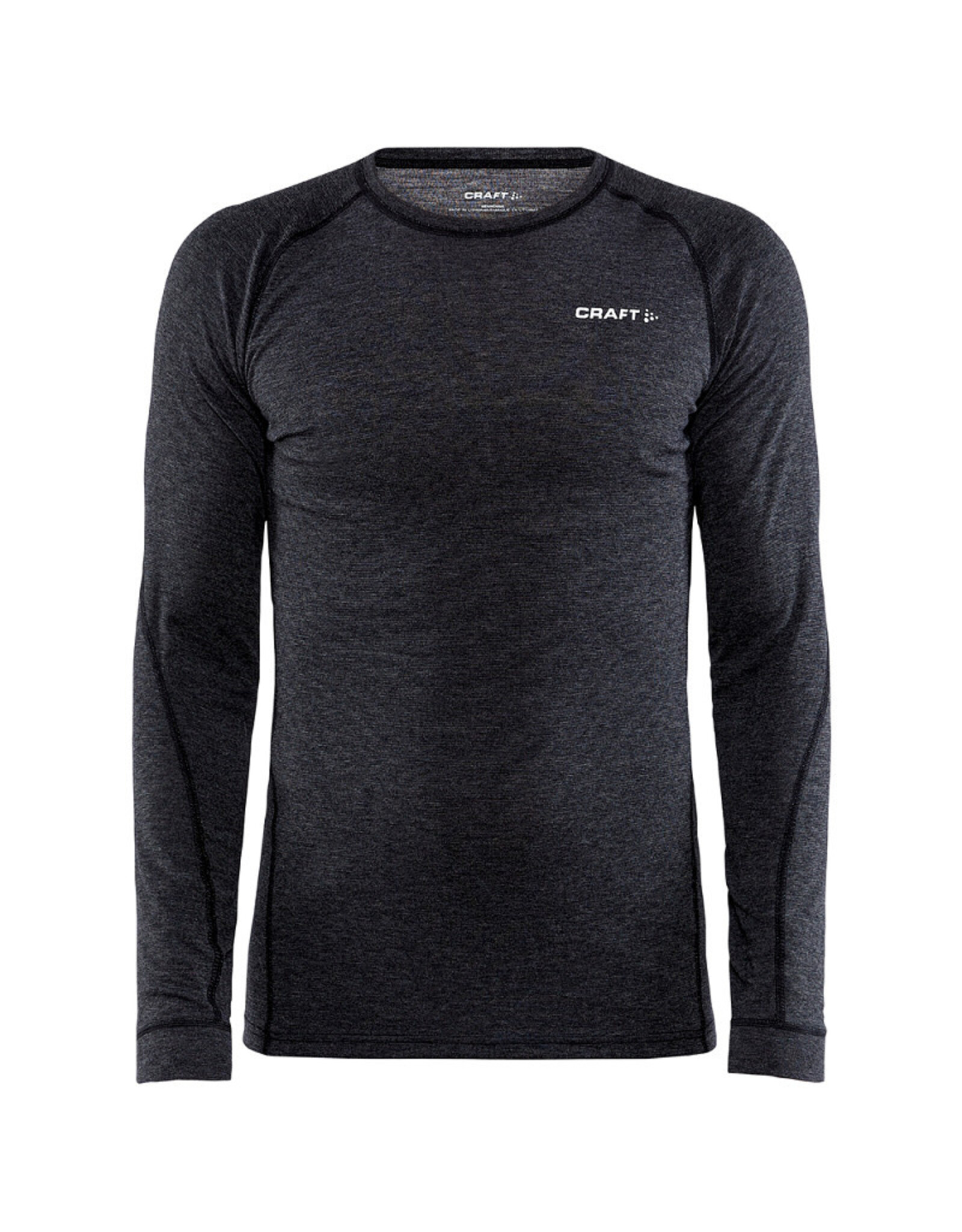Craft WOOL MERINO LS TEE M-BLACK MELANGE
