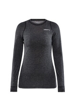 Craft WOOL MERINO LS TEE W-BLACK MELANGE