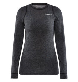 Craft WOOL MERINO LS TEE W-BLACK MELANGE