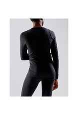 Craft WOOL MERINO LS TEE W-BLACK MELANGE