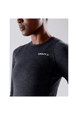 Craft WOOL MERINO LS TEE W-BLACK MELANGE