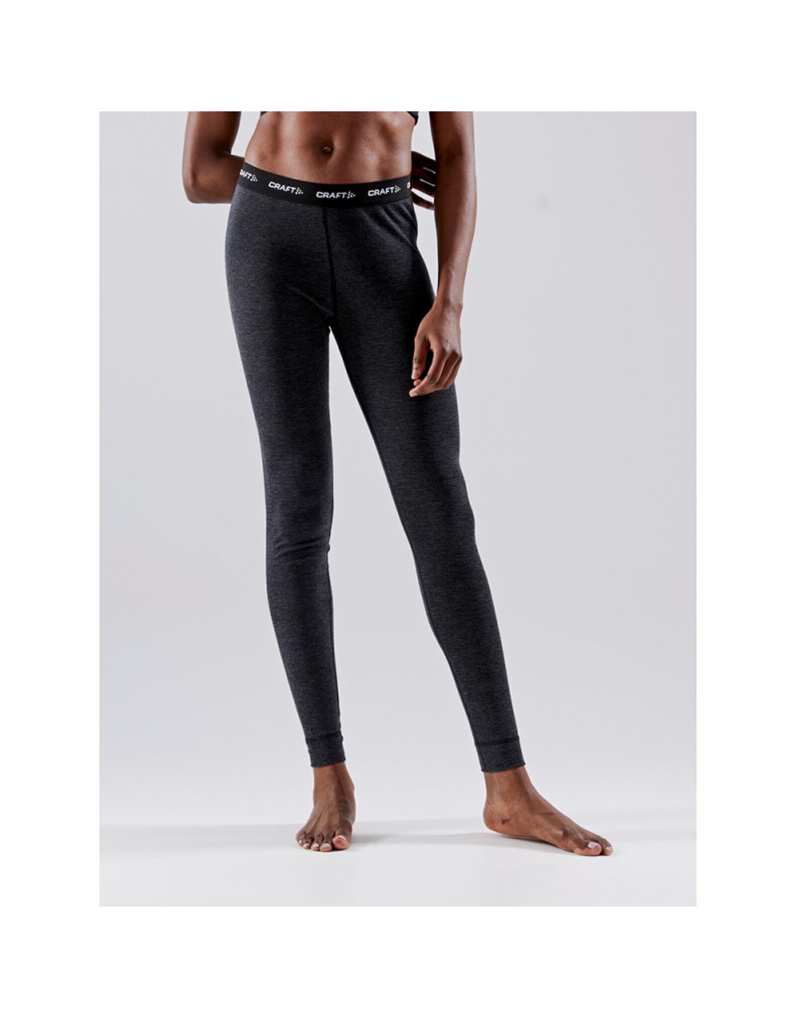 Craft CORE WOOL MERINO PANT W-BLACK MELANGE