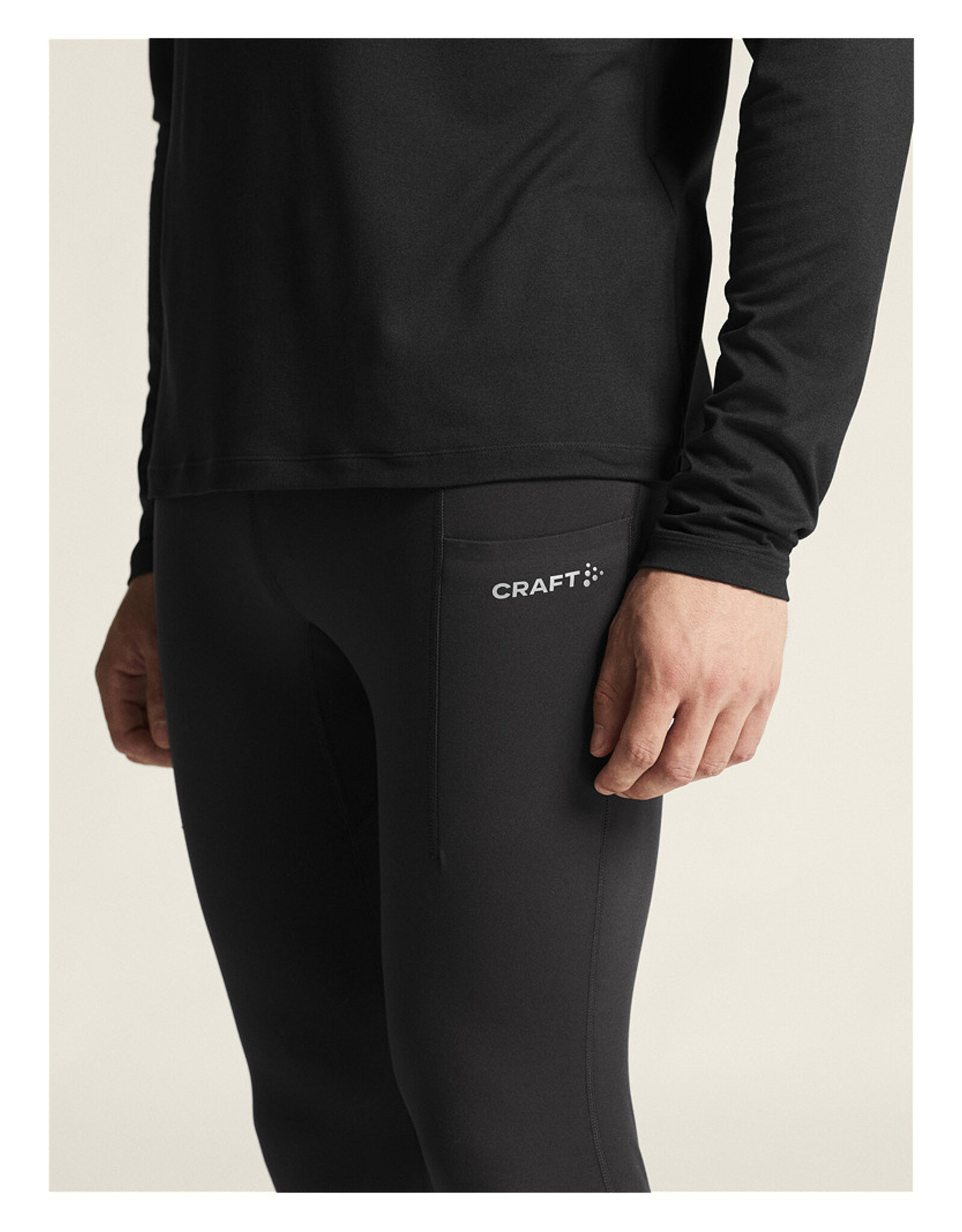 Craft ADV ESSENCE WARM  TIGHTS 3 M-BLACK