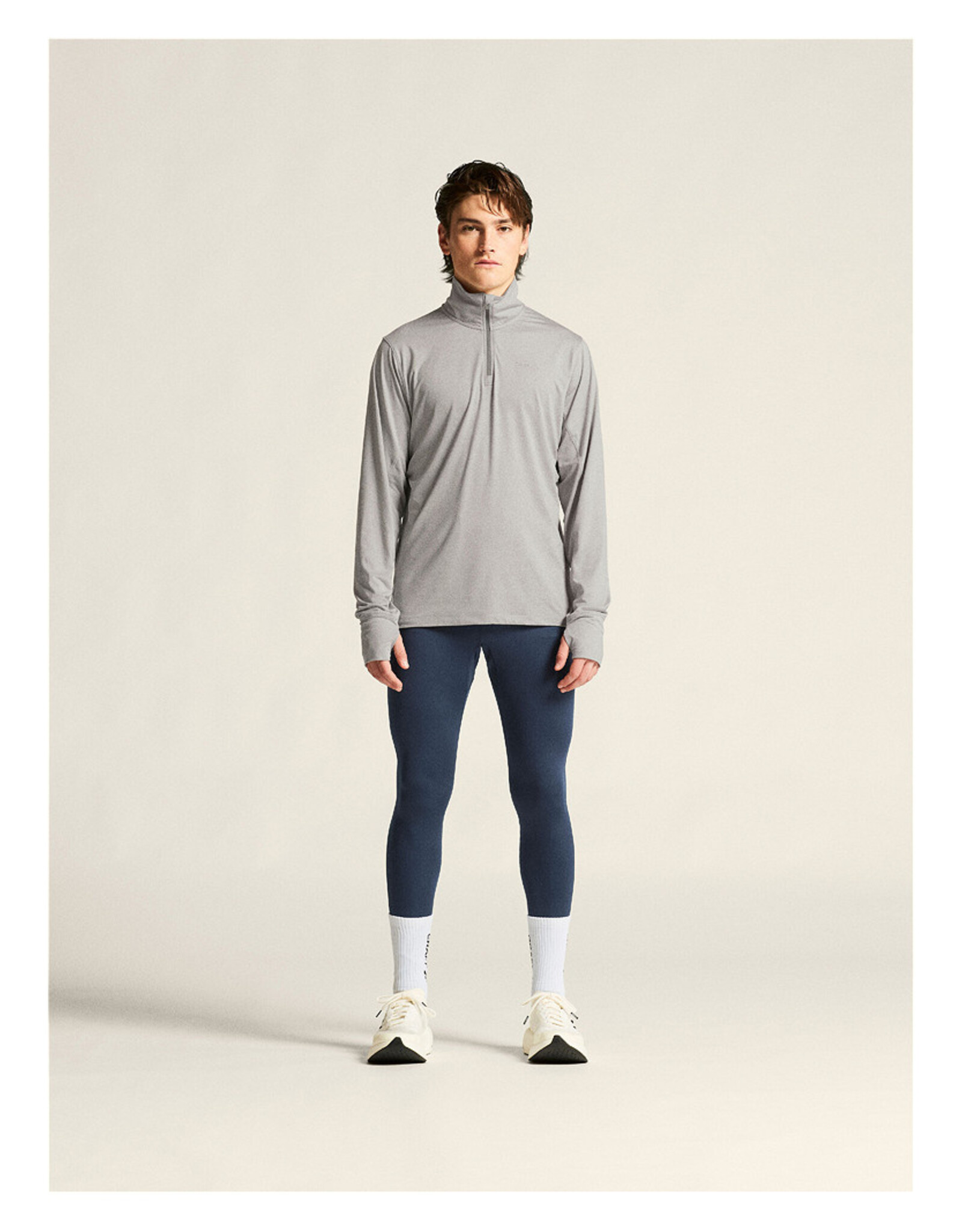 Craft FLOW HZ LS M-GREY MELANGE