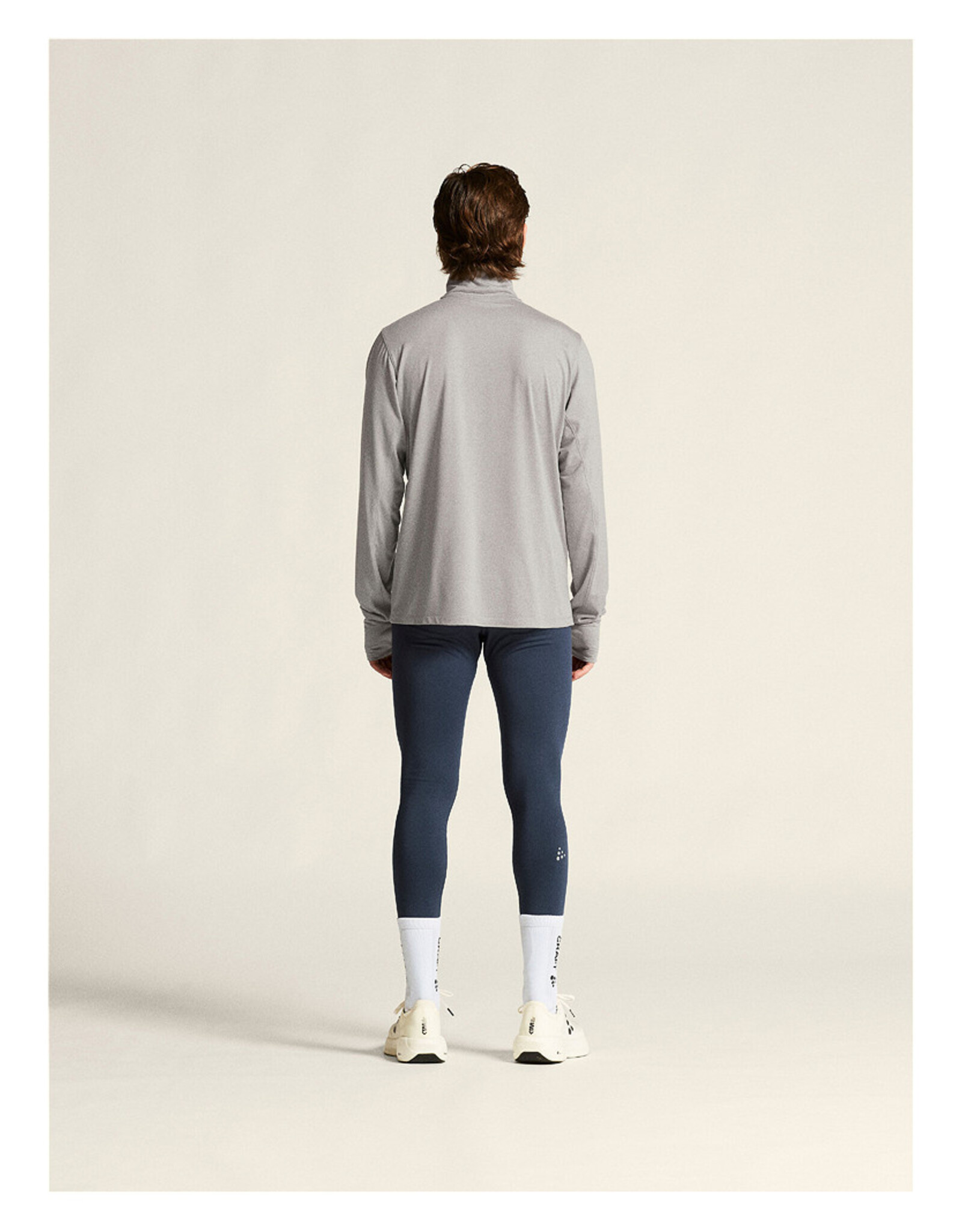 Craft FLOW HZ LS M-GREY MELANGE