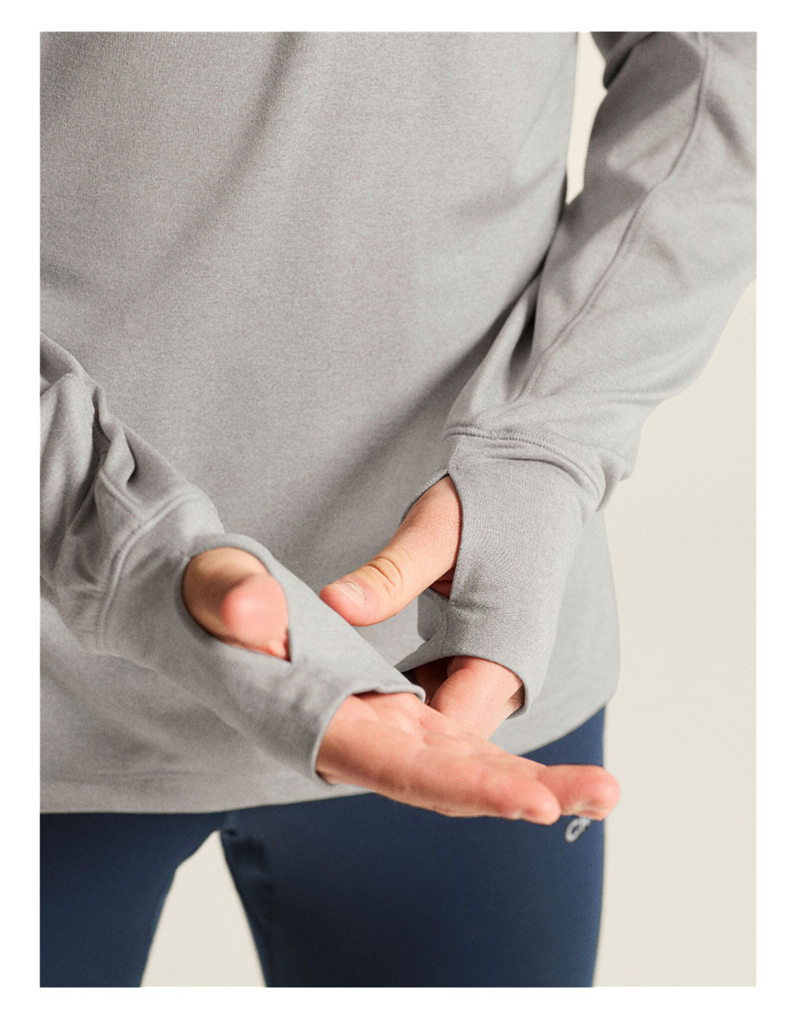 Craft FLOW HZ LS M-GREY MELANGE