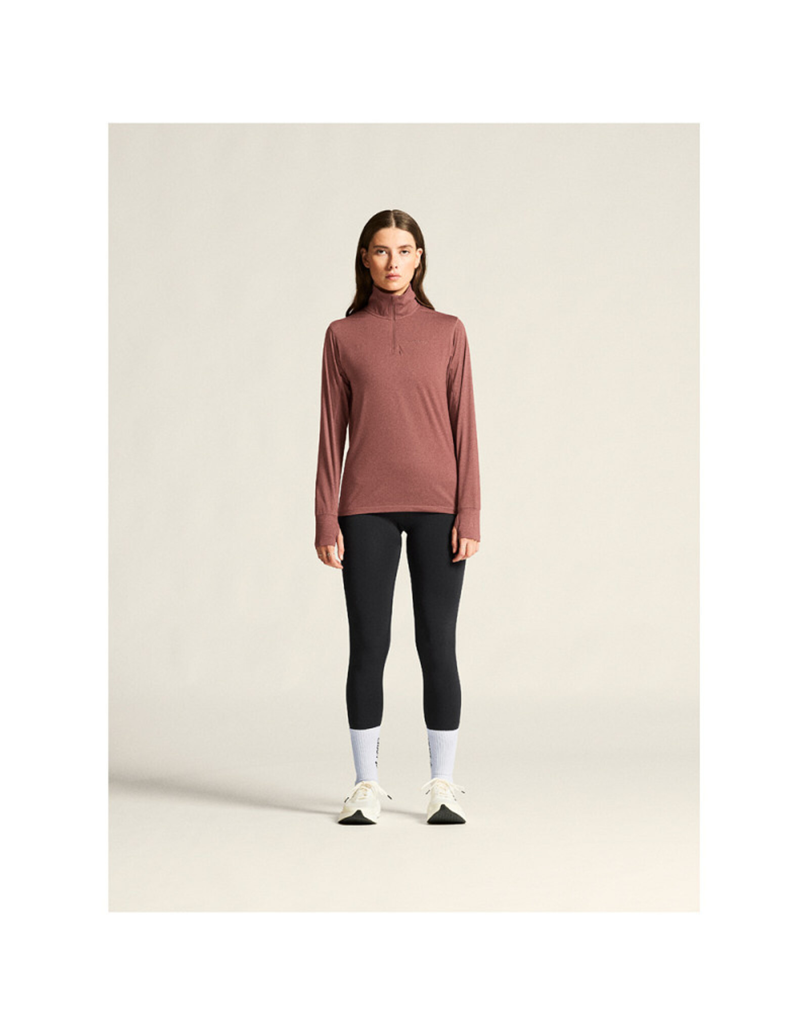 Craft FLOW HZ LS W-ROSE BROWN/MELANGE