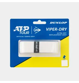 Dunlop D TAC ATP VIPER-DRY REP GRIP WHT 1PC BLISTER
