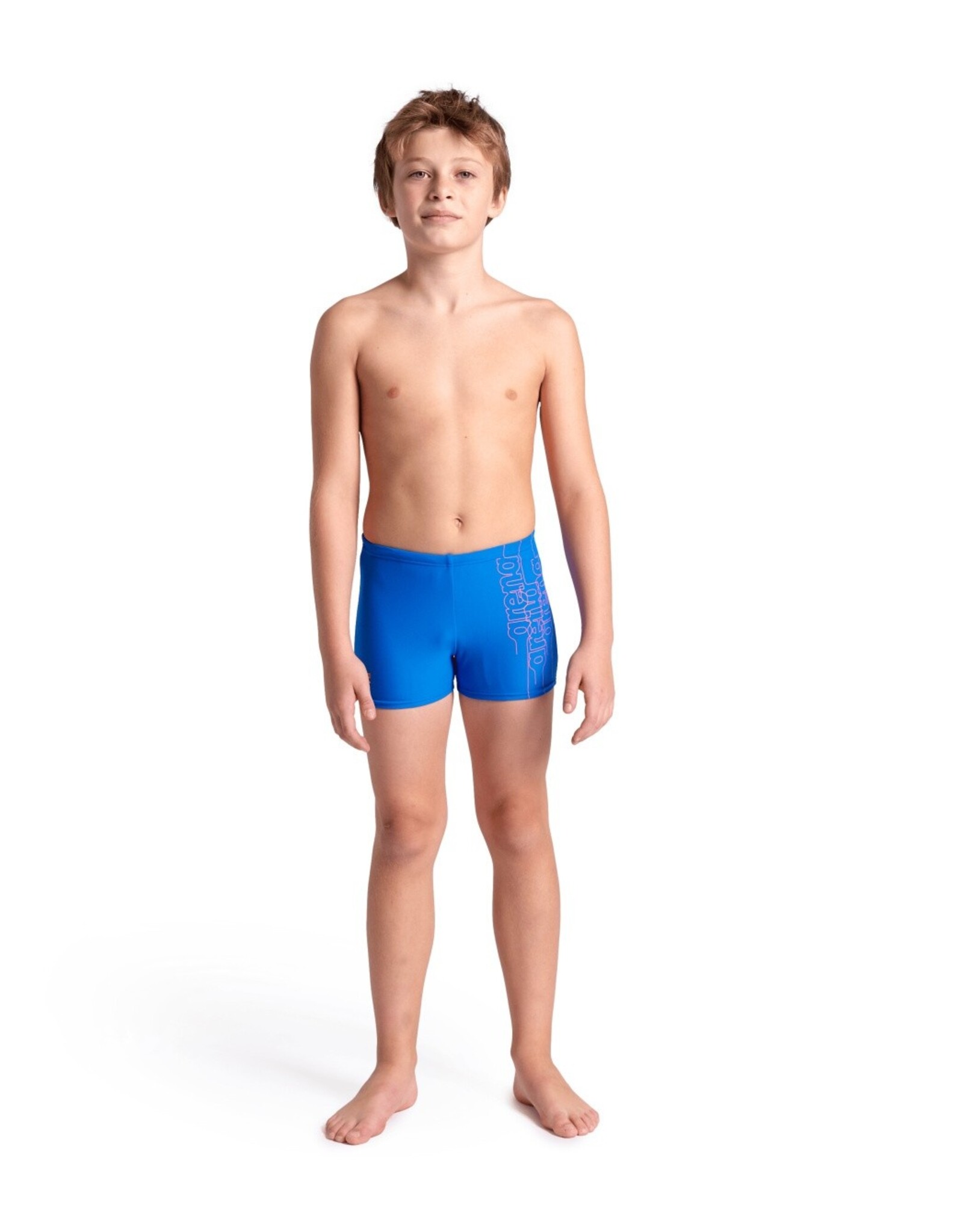 Arena B Swim Short Graphic blue china-calypso-coral