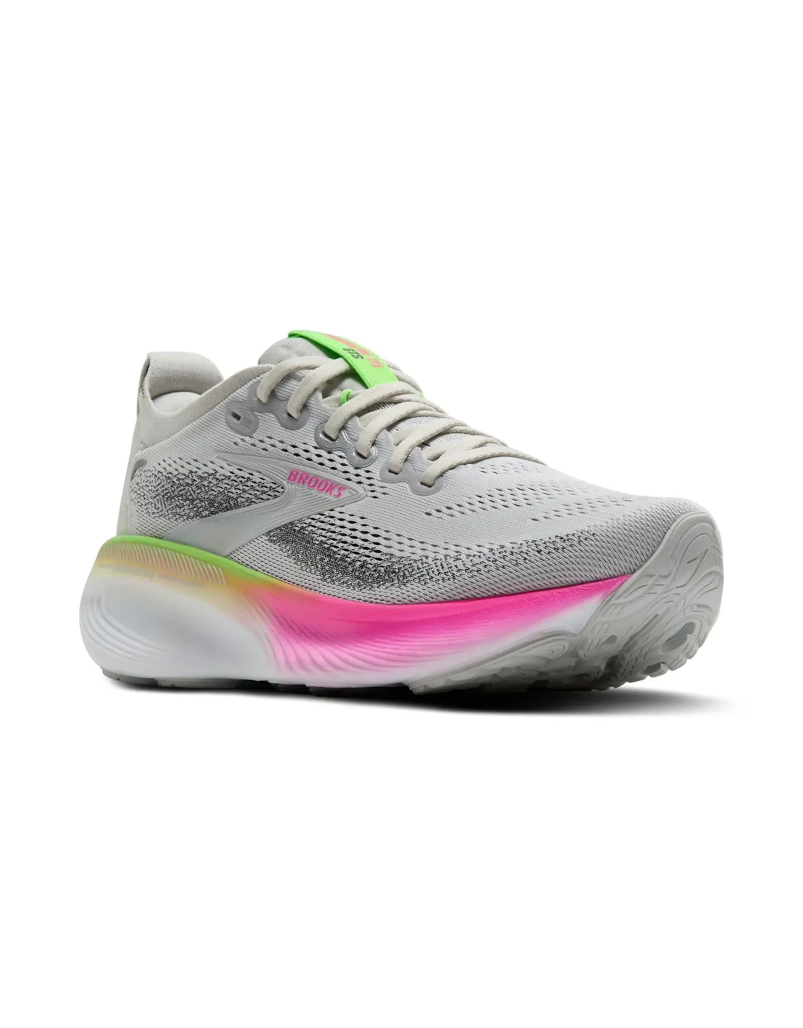 Brooks Adrenaline GTS 25 (Narrow)-Dames-Oyster/Pink/Green