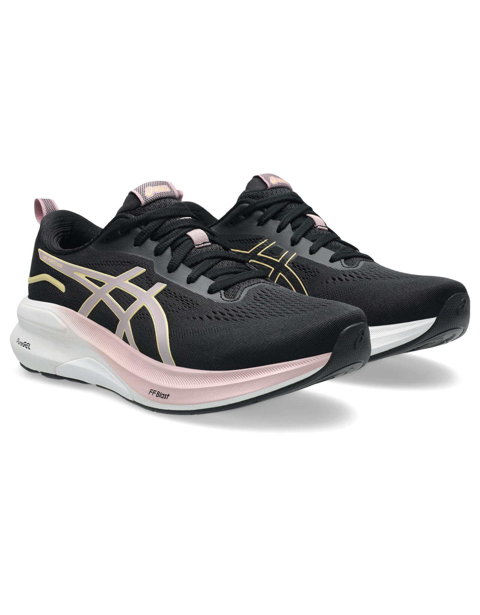 Asics GEL-FORTITUDE-Dames-BLACK/LIGHT ORANGE