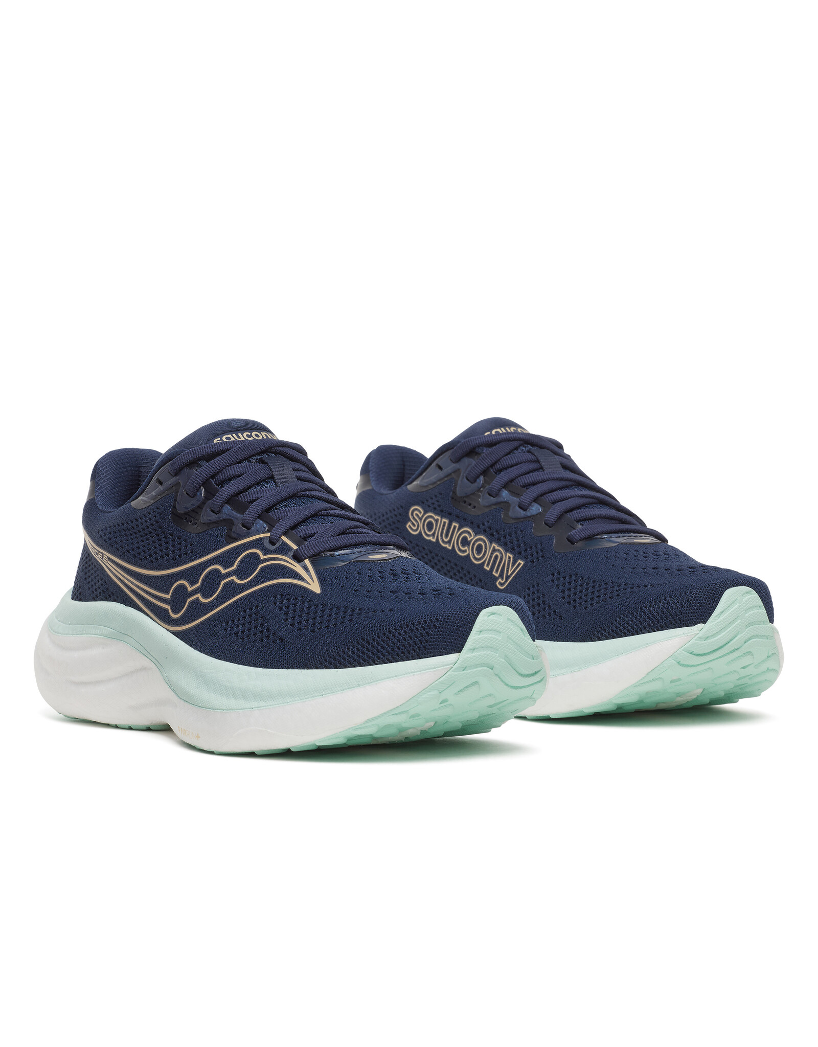 Saucony RIDE 19-Dames-NAVY/AQUA