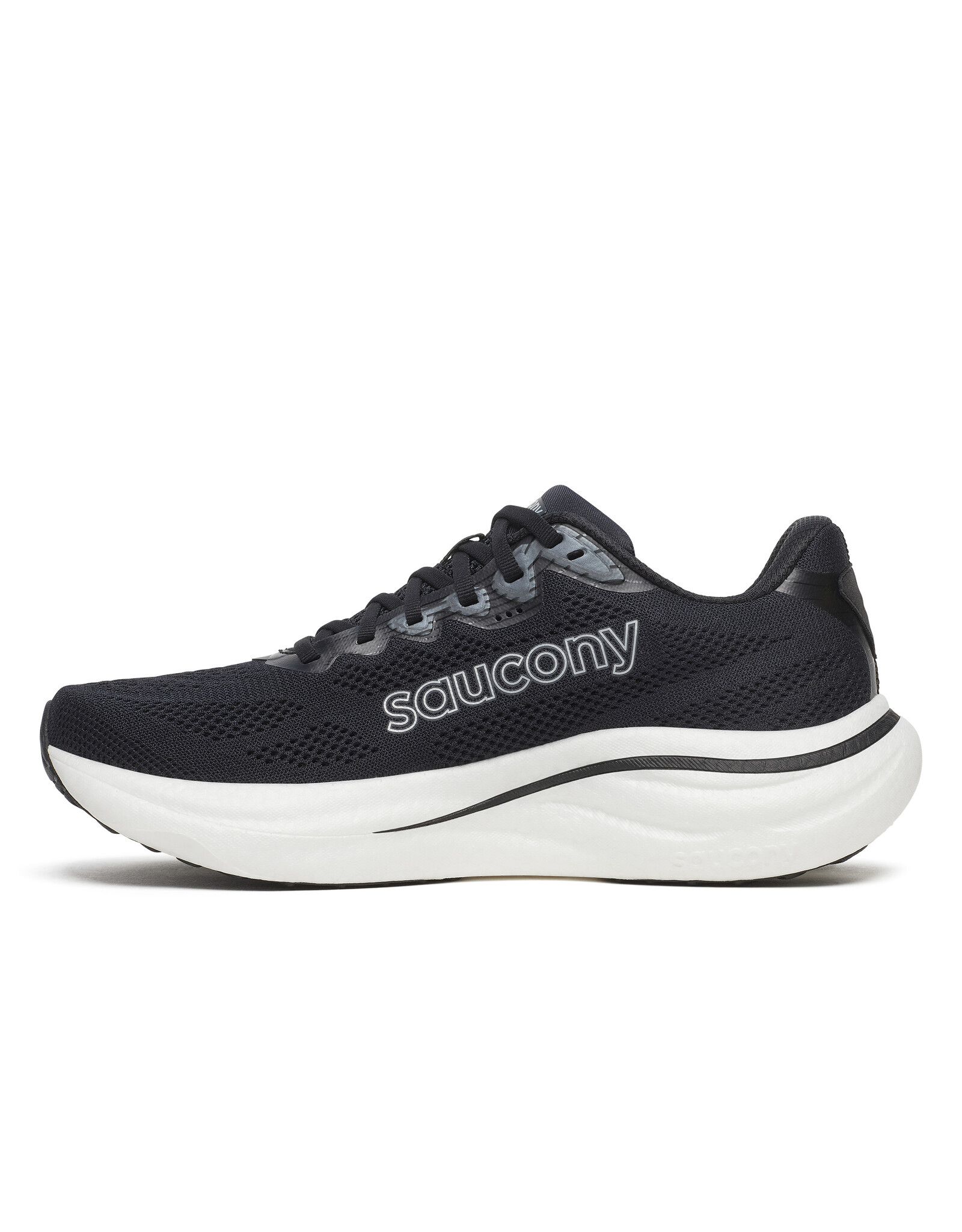 Saucony RIDE 19-Heren-BLACK/SILVER