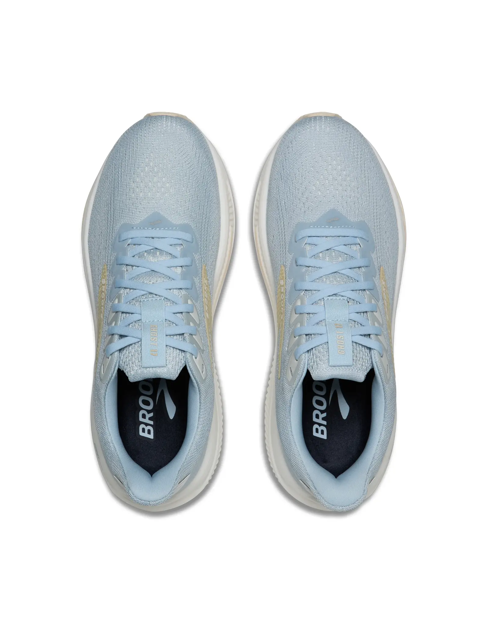 Brooks Ghost 17-Dames-Skyway/Coconut/Sand