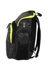 Arena Spiky III Backpack 35-darksmoke-neonyellow