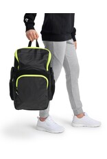 Arena Spiky III Backpack 35-darksmoke-neonyellow