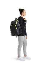 Arena Spiky III Backpack 35-darksmoke-neonyellow