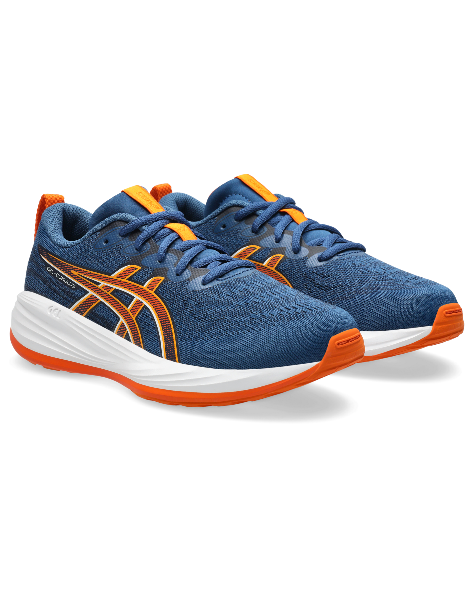 Asics GEL-CUMULUS 27 GS-Kinderen-TWILIGHT BLUE/WHITE