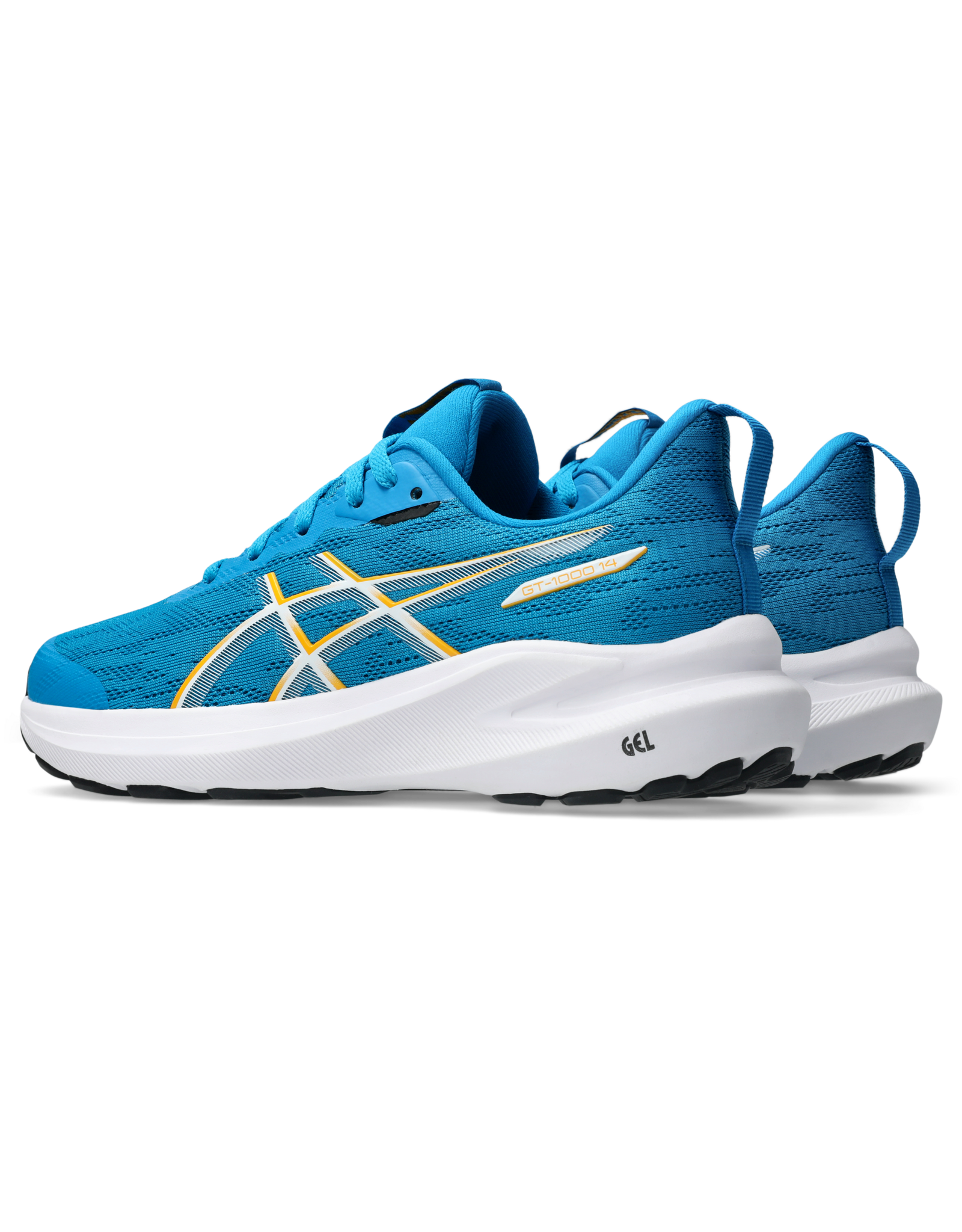 Asics GT-1000 14 GS-Kinderen-AEGEAN BLUE/YAMABUKI