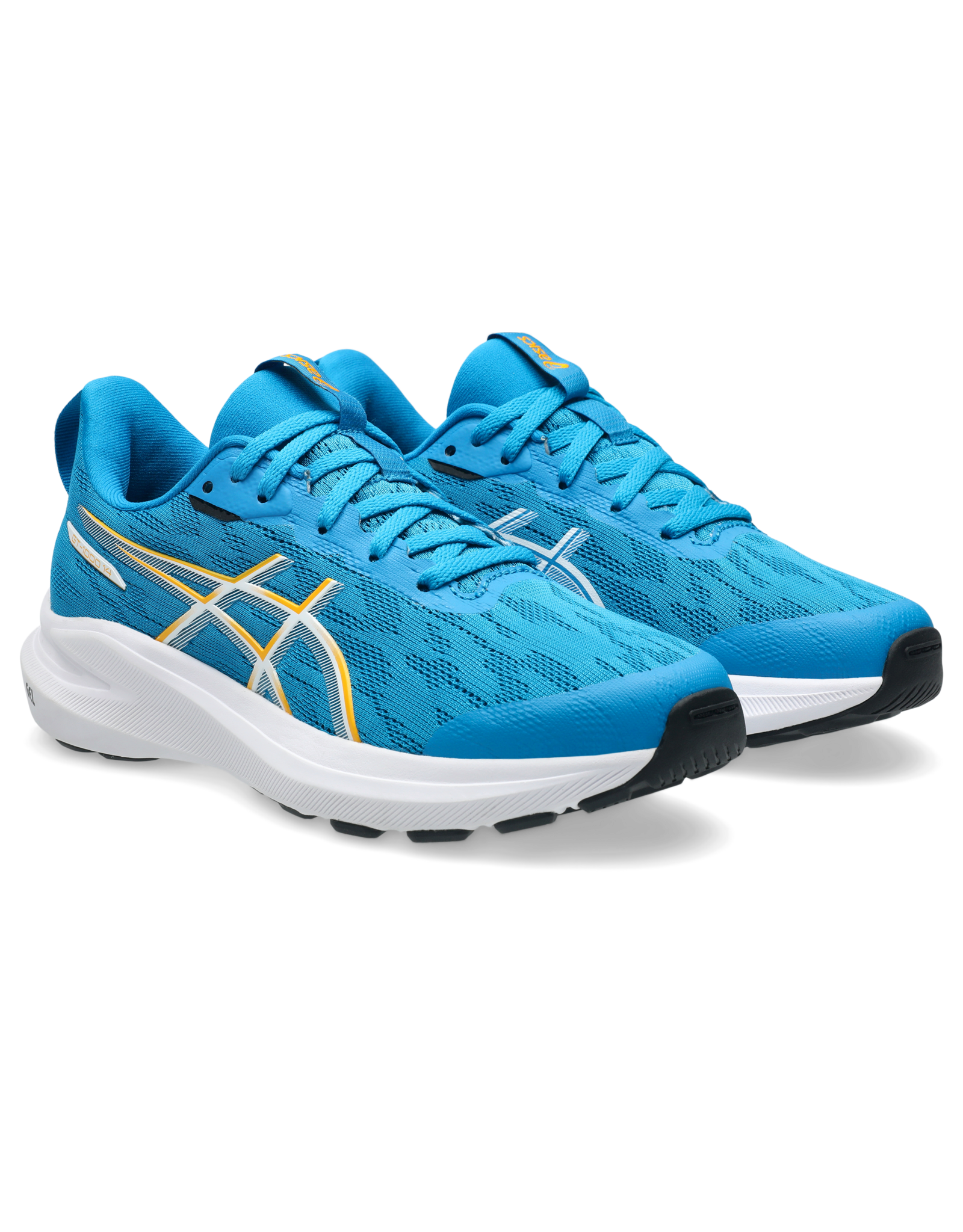 Asics GT-1000 14 GS-Kinderen-AEGEAN BLUE/YAMABUKI