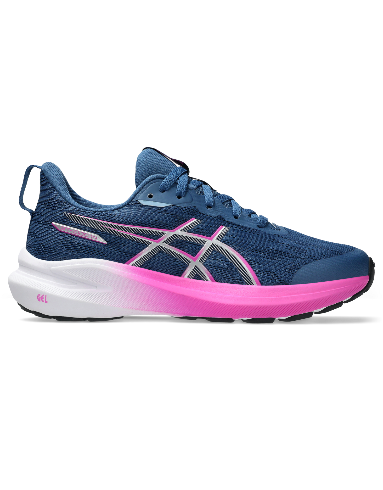 Asics GT-1000 14 GS-Kinderen-TWILIGHT BLUE/DIGITAL SAKURA