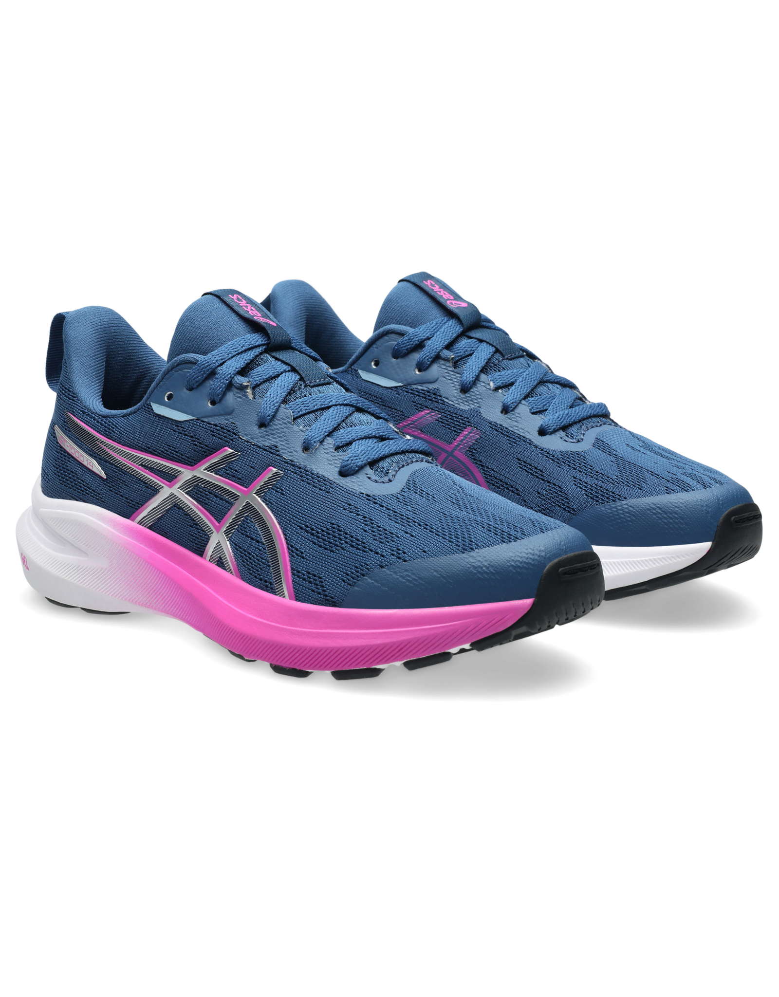 Asics GT-1000 14 GS-Kinderen-TWILIGHT BLUE/DIGITAL SAKURA