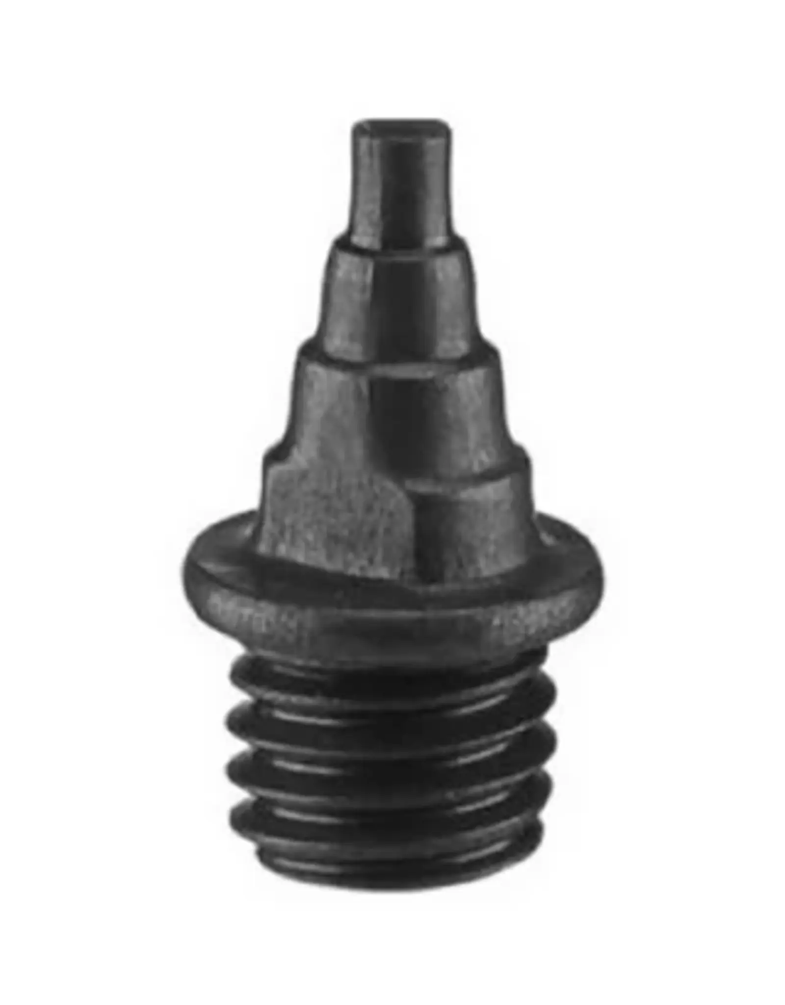 ALU SPIKE 5MM XMASS TREE BLACK (per stuk)