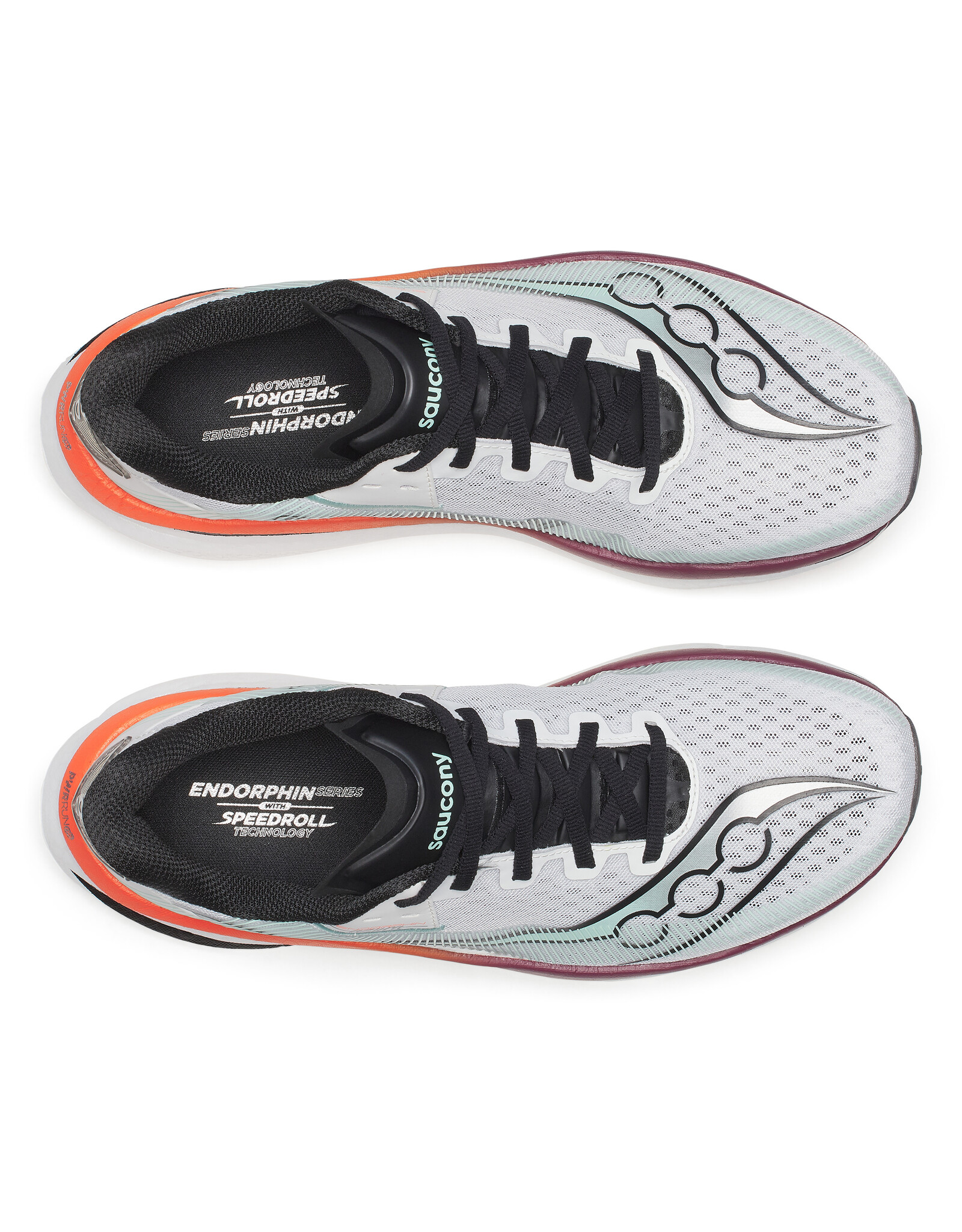 Saucony ENDORPHIN AZURA-Heren-WHITE/CRIMSON