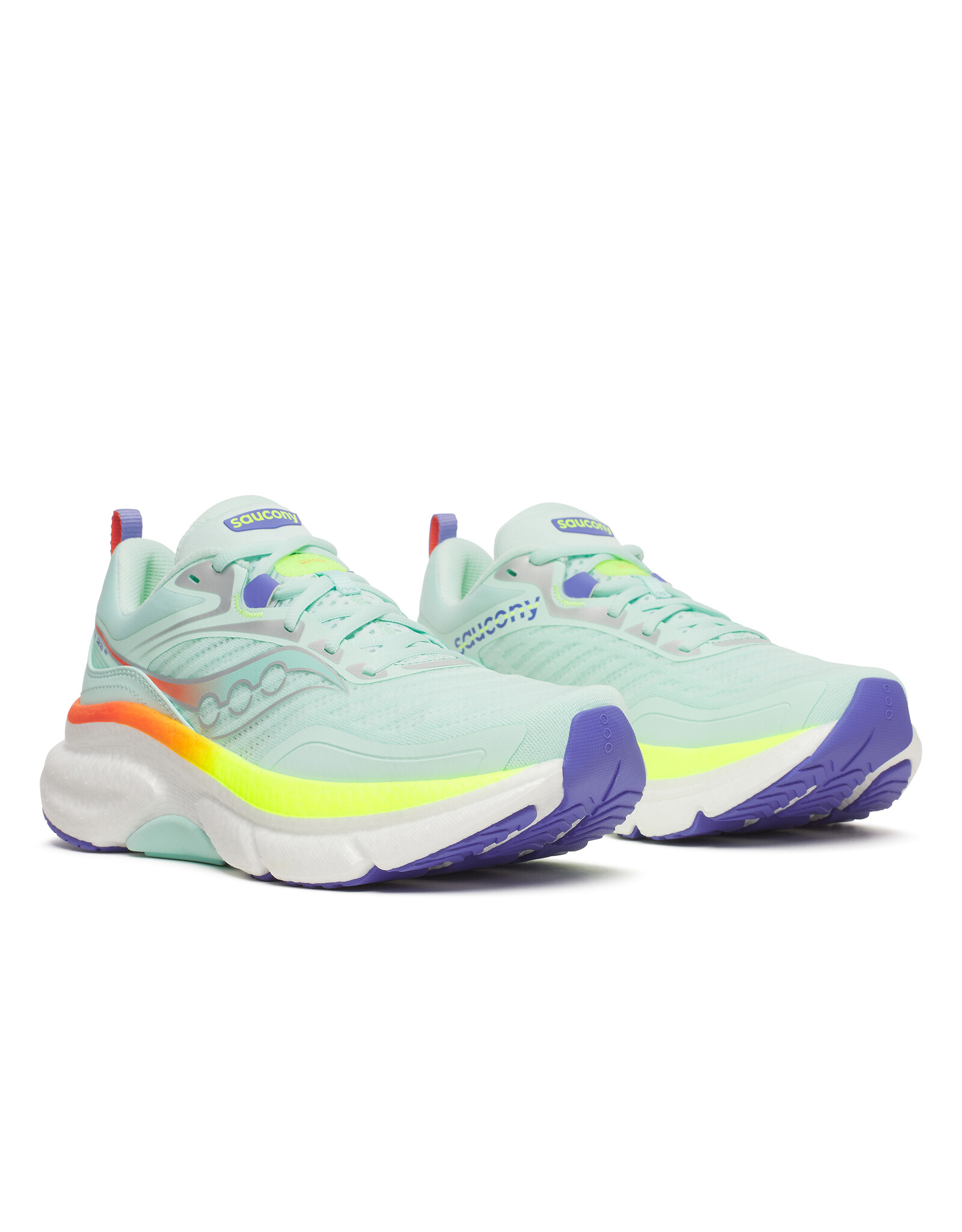 Saucony OMNI ST 23-Dames-AQUA/CITRON