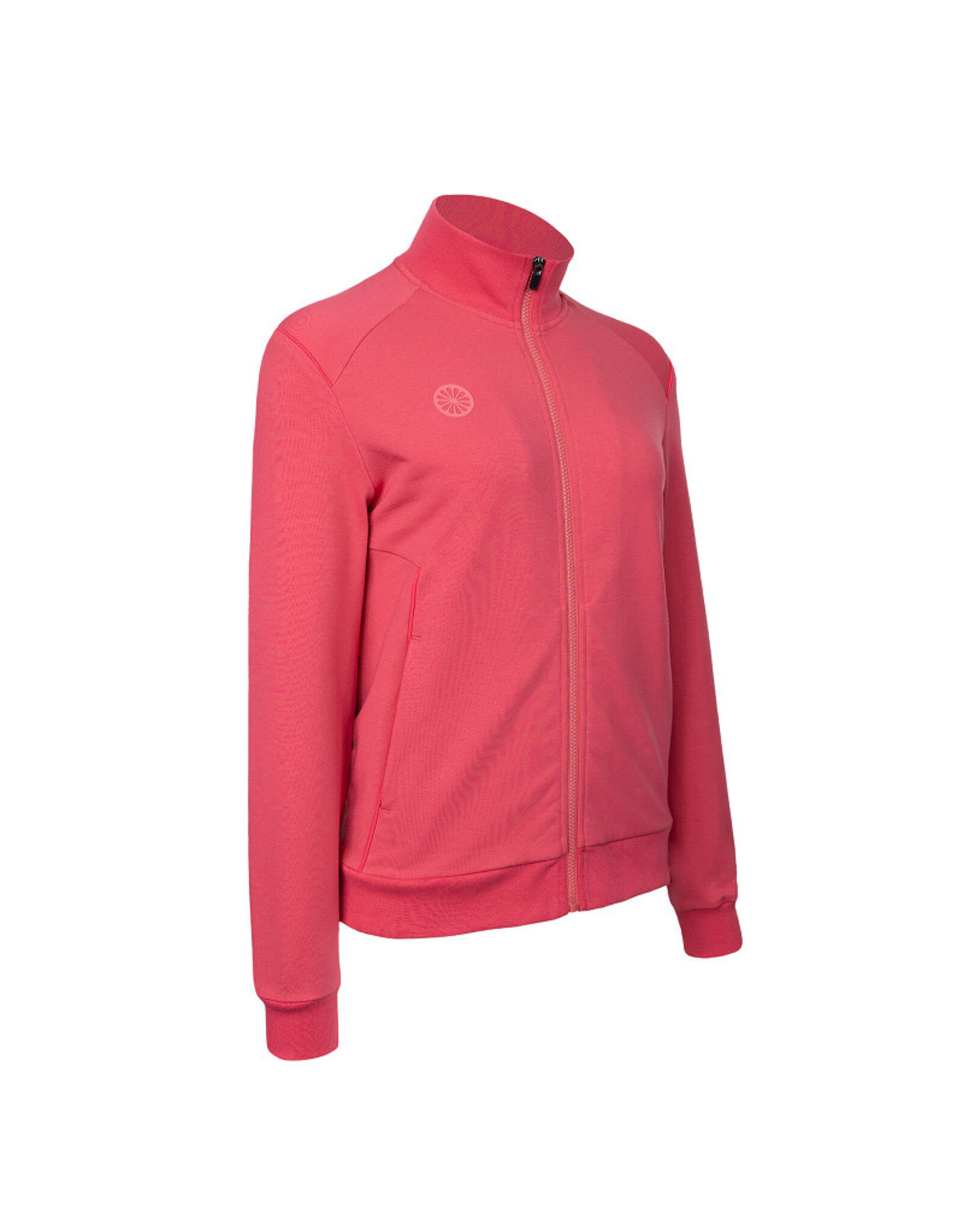 The Indian Maharadja Women cotton track jacket-berry rose