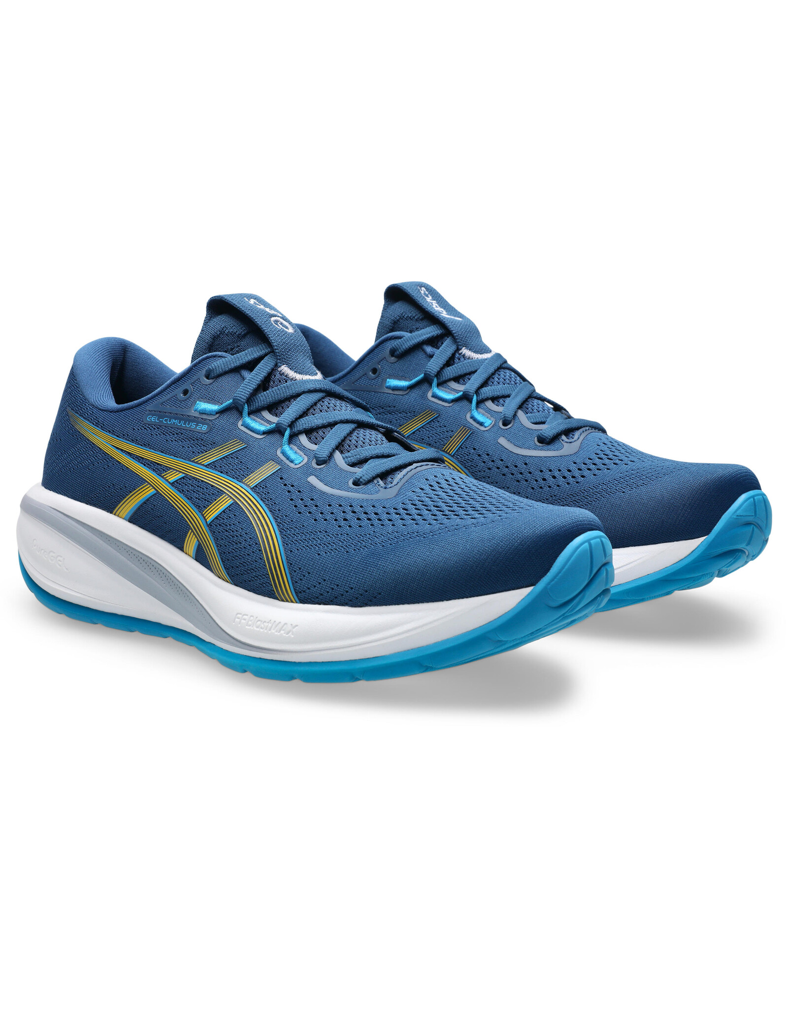 Asics GEL-CUMULUS 28-Heren-TWILIGHT BLUE/YAMABUKI