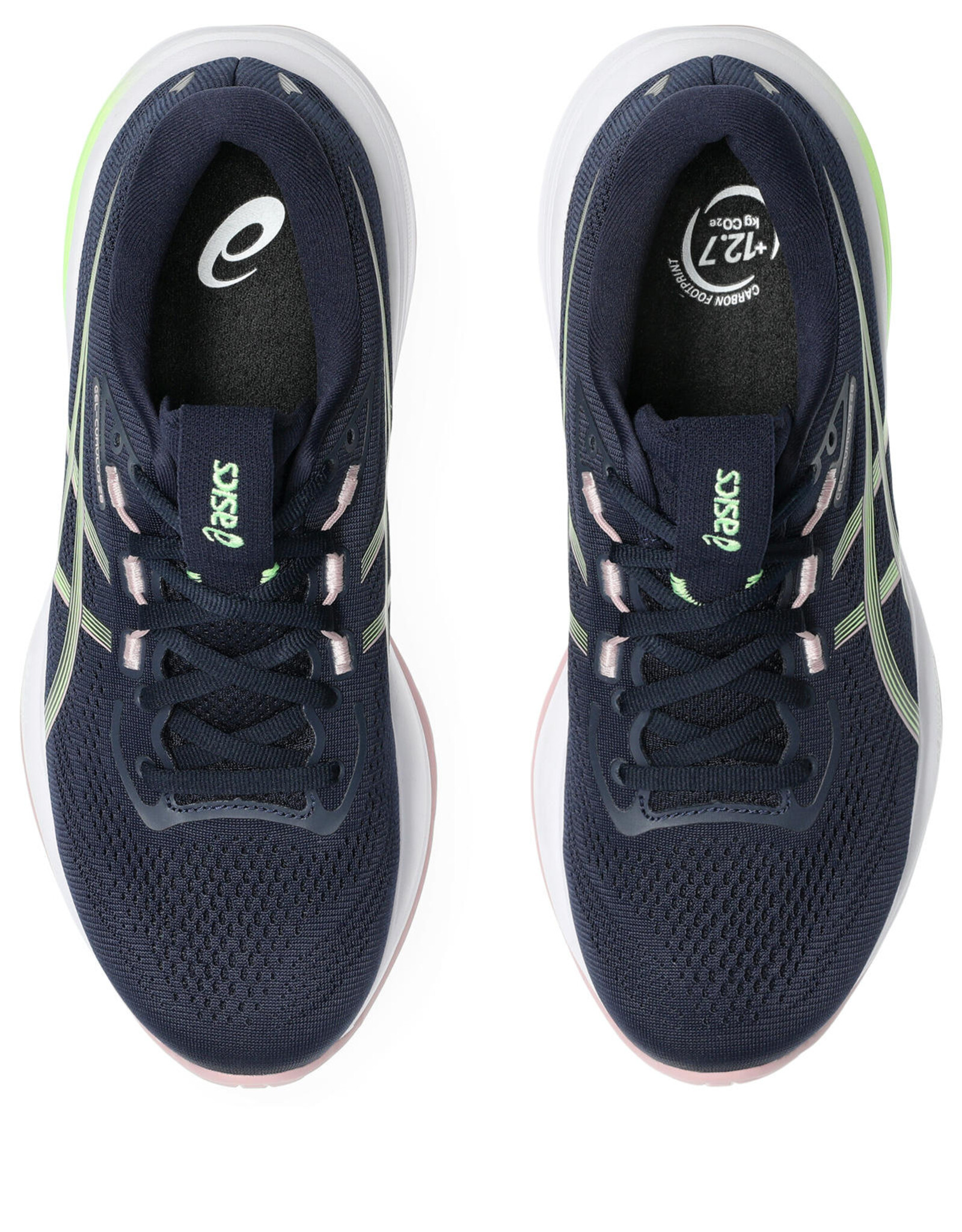 Asics GEL-CUMULUS 28-Dames-MIDNIGHT/ILLUMINATE GREEN