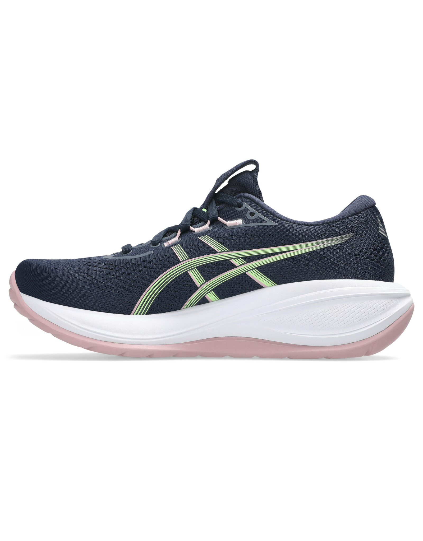 Asics GEL-CUMULUS 28-Dames-MIDNIGHT/ILLUMINATE GREEN