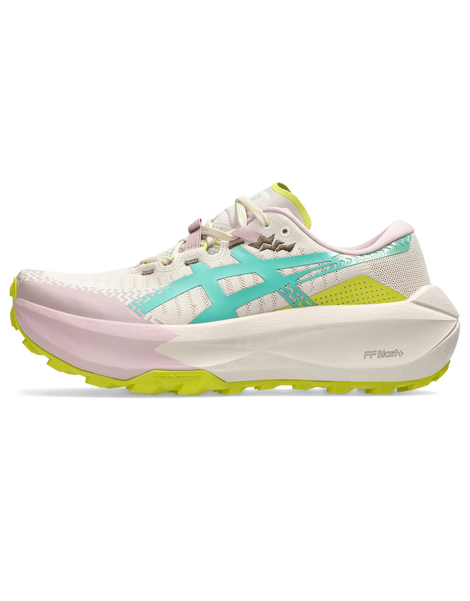Asics TRABUCO MAX 5-Dames-MINERAL BEIGE/AURORA GREEN