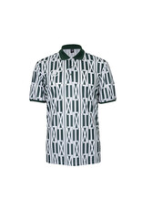 The Indian Maharadja Men pique printed polo-hunter green